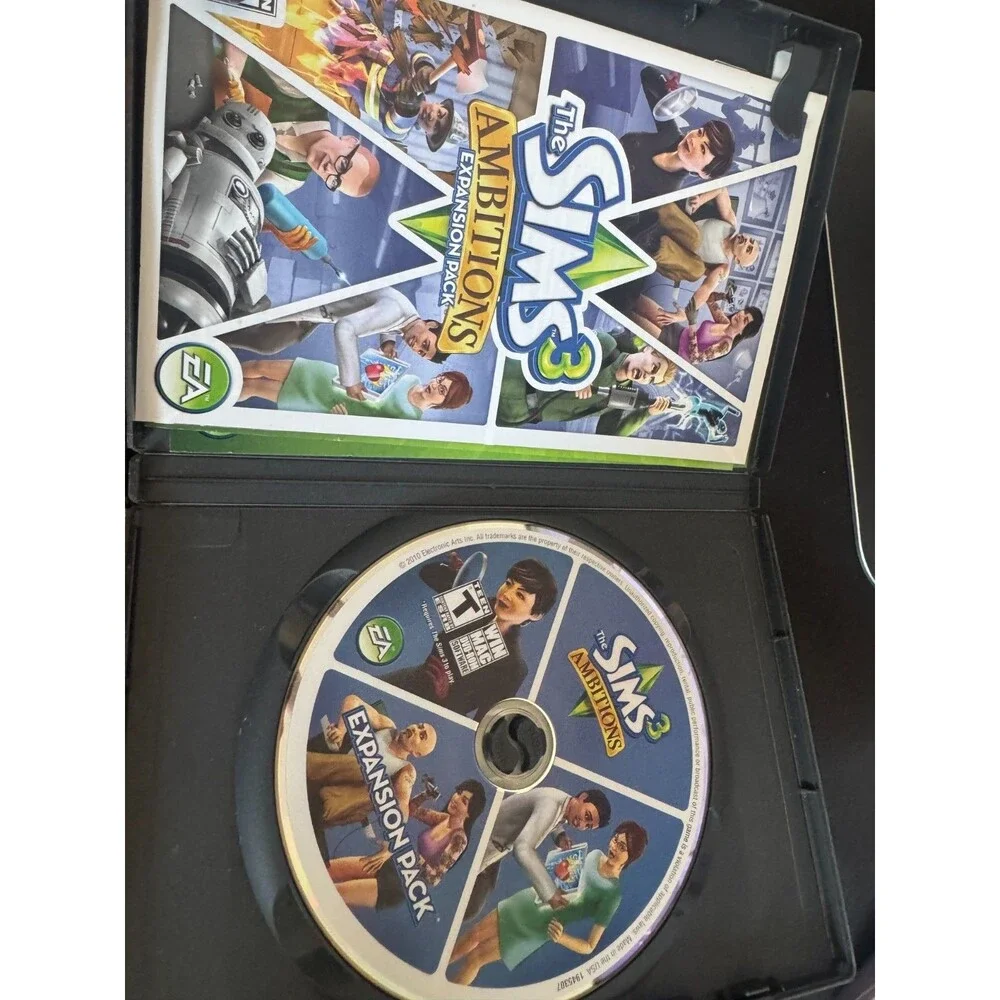 EA The Sims 3: Ambitions Expansion Pack PC/Mac 2010 Simulation T-Teen CIB